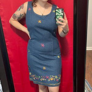 Vintage California Concepts Denim Mini Dress